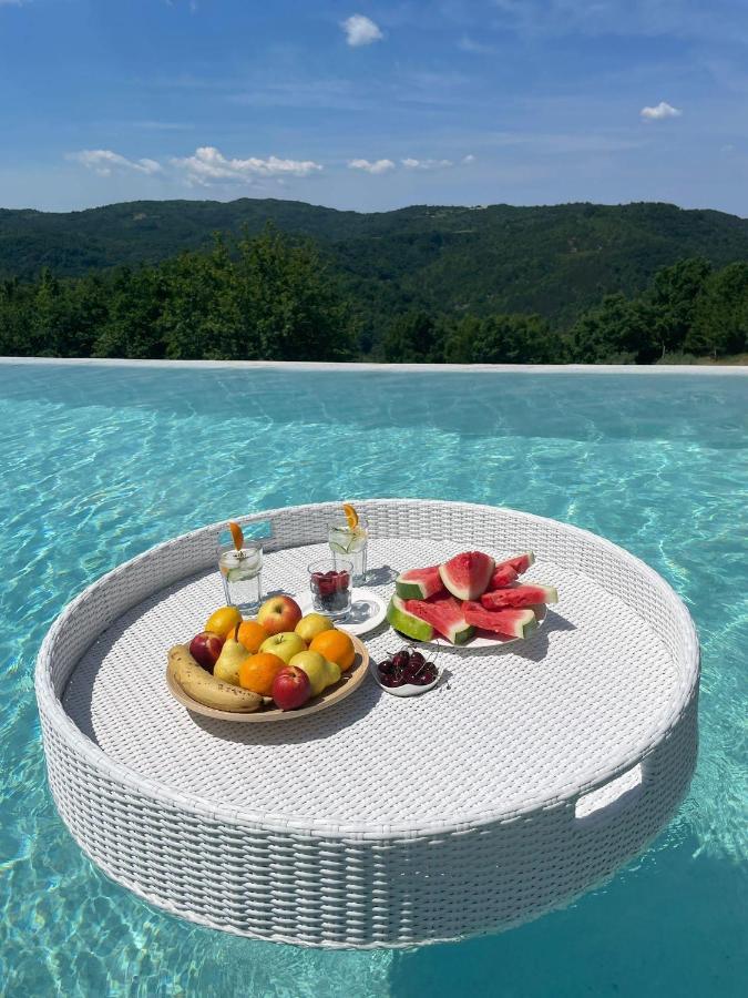 Home Andrea With Infinity Salty Pool Roč Dış mekan fotoğraf