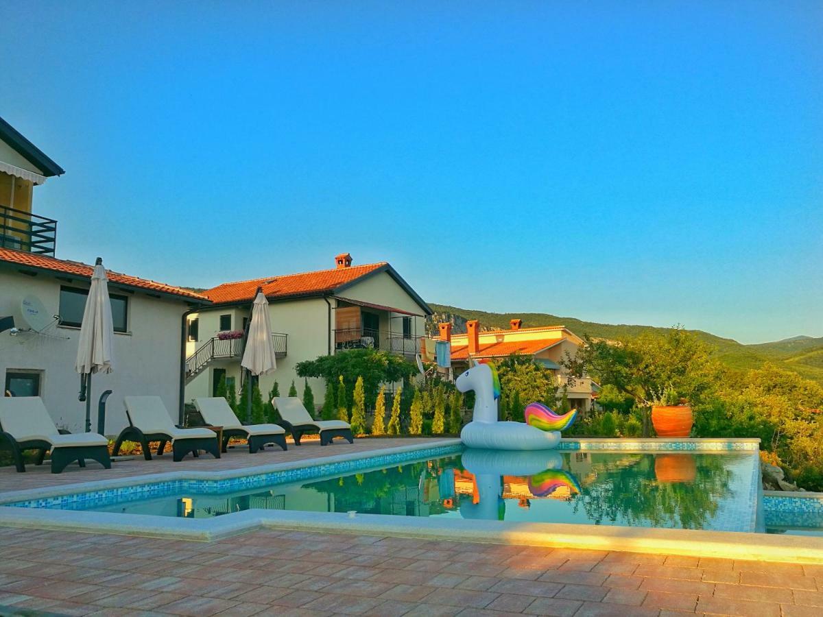 Home Andrea With Infinity Salty Pool Roč Dış mekan fotoğraf