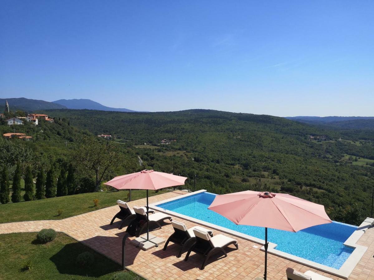 Home Andrea With Infinity Salty Pool Roč Dış mekan fotoğraf
